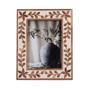 Marco de Fotos con Incrustaciones de Hueso de Diseño, Accesorio Decorativo Hecho a Mano de Primera Calidad para Decoración de Interiores de Alta Gama - Product Image 1
