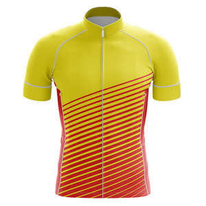 Nouvelle combinaison de cyclisme unisexe en tissu 100% polyester et élasthanne, impression par transfert thermique, vêtements de cyclisme, uniforme, prix bas, respirant - Product Image 3