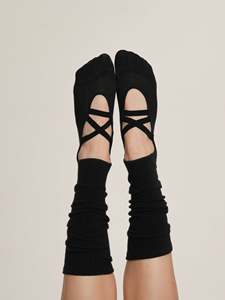 Women Mid-Calf Non-Slip Yoga <b>Socks</b> With <b>Grip</b> Stars Spandex Nylon Knitted Anti-Slip Sports Wear - Product Image 3