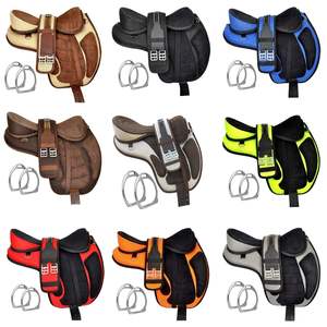 Silla de Montar Inglesa Premium sin Montura, Material Sintético, Cómoda para Entrenamiento Ecuestre - Product Image 6