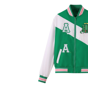 Chaqueta Varsity Unisex que Cambia de Color, Reflectante, Ecológica, con Cuello Alto, Bordado, Logotipo Frontal, Estilo Urbano, Informal, para Invierno y Actividades al Aire Libre - Product Image 2