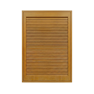 Handmade <b>Solid</b> Wood Louvered Closet Doors with Elegant Rustic Finish for Bedroom <b>Wardrobe</b> and Cabinet Furniture Use - Product Image 1