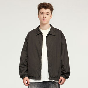 Chaqueta de sarga de algodón para hombre, diseño casual de alta calidad y personalizado, tela suave y transpirable para atletas profesionales - Product Image 1