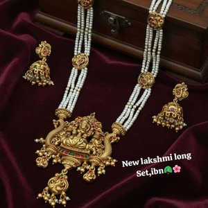 High Quality Traditional South Indian Ethnic Brass Bridal <b>Set</b> Zircon Flower Design Rose <b>Gold</b> Plated Third Party Wedding - Product Image 1
