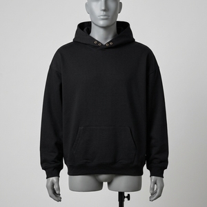 Sweat-shirt à capuche unisexe personnalisé en coton mélangé doux, style streetwear décontracté, vente en gros OEM ODM - Product Image 3
