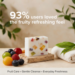 Mix Fruits <b>Soap</b> Solid Hand <b>Soap</b> for All Skin Types Regular Size Adult Use Natural Fruity Bath Bar Refreshing Skin Carea <b>Soap</b> - Product Image 2