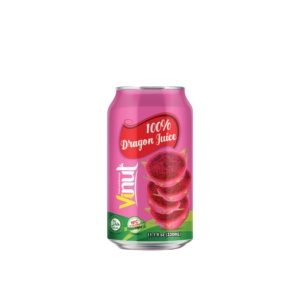 Jus NFC 330ml 100% Jus de fruits du dragon rouge à partir de vrai jus fabriqué par une usine au Viet Nam (OEM, ODM) - Product Image 1