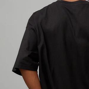 T-shirt en coton 100% tricoté pour homme, coupe ample, style formel, durable, haute résistance, avec logo personnalisé, fabrication OEM, vente chaude - Product Image 5