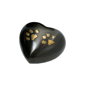 Luxury Metal <b>Pet</b> <b>Urn</b> for Home Decoration Classic Funeral <b>Urn</b> Metal Aluminium Paw Print Cremation <b>Urn</b> Funeral - Product Image 2
