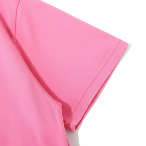 Camisetas Casuales de Manga Corta para Hombre, Personalizadas, de Algodón 100%, 220 g/m², Color Rosa, Talla Grande, Corte Holgado - Product Image 4