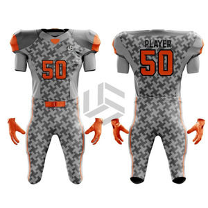 Professional Amateur <b>Matches</b> Custom Breathable Quick Dry Anti-Bacterial American Football Uniform Pants Set Front All Printing - Product Image 1