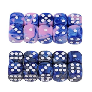 Artesanías de Resina Ecológicas Hechas a Mano, Dados Transparentes de Colores con Esquinas Redondeadas, Forma Personalizada para Decoración del Hogar - Product Image 5