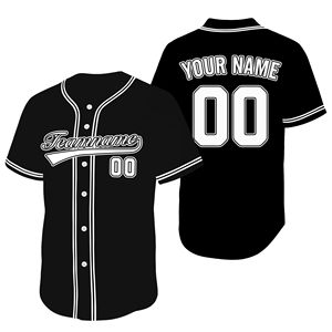Maillot de baseball de compétition, uniforme en mélange polyester-spandex, style imprimé numérique, graphisme personnalisé, vinyle réfléchissant doux pour la peau - Product Image 1