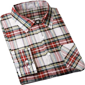 Camisa Ignífuga con Estampado a Cuadros FR, Ropa de Trabajo para Mecánicos, Camisas de Trabajo para Soldadura - Product Image 3