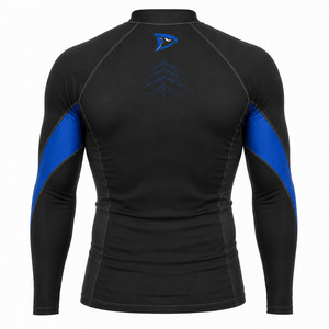 Wholesale Custom Print Breathable Polyester/Nylon Unisex Adult Jiu Jitsu MMA BJJ Rash Guard - Product Image 2