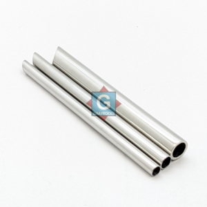 Tubo receptor de acero inoxidable para piercing de nariz, joyería corporal industrial, 3mm-9mm, unisex, gris, con diseño de concha y piedras. - Product Image 2