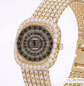 Montre bracelet de luxe pour femme Piagett Diamond Fashion Alloy, boîtier carré en or jaune 25 mm, quartz analogique - Product Image 2