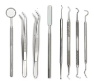 Kit Completo de Cuidado Dental Manual con Empuñadura Ergonómica e Instrumentos con Certificación CE para un Examen y Tratamiento Precisos - Product Image 2