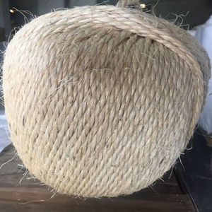 Cuerda de Sisal Ecológica en Bola de 2.5 kg, Fibra de Sisal Trenzada para Jardinería, Manualidades, Atado, Juguetes para Gatos, Rascadores y Proyectos del Hogar - Product Image 1