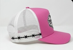 Gorra Trucker Clásica Personalizada Ajustable de 6 Paneles con Rayas, Malla, Parche de Cuero con Logotipo, Lona/Jersey, Unisex, para Adultos, Verano - Product Image 2