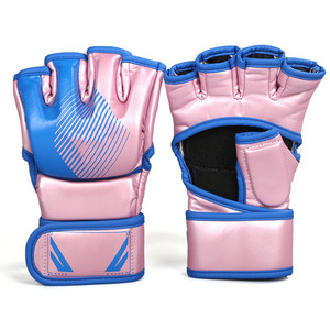 Guantes de Boxeo Profesionales con Acolchado Grueso, Resistentes al Desgaste, Guantes de Combate de Medio Dedo, Guantes de Entrenamiento - Product Image 4