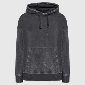 Wholesale Vintage Washed Heavyweight Cotton Oversized Men Hoodies Best Quality Custom Made Breathable Sun Fade Mens Hoodies - Product Image 2