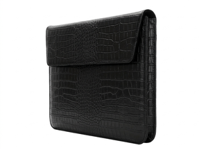 High Demand Black Leather <b>Laptop</b> Bag <b>Sleeve</b> Portable Computer Case Minimalist Business Travel Pouch From India - Product Image 2