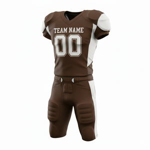 Uniforme de Fútbol Americano Sublimado Personalizado de Primera Calidad, Transpirable, Conjunto Completo, Jersey y Pantalones Personalizados para Equipo, Alto Rendimiento - Product Image 6