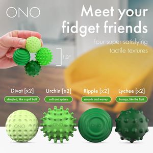 Sfere Magnetiche in Silicone per Fidget Cube, Divertenti per Adulti, Allevia lo Stress con Superficie Testurizzata a Onde e Nervature - Product Image 3