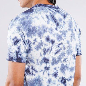 Camisetas Tie Dye para Hombre, Tallas Grandes, con Logotipo Personalizado, 100% Algodón, Transpirables, Manga Corta, Corte Regular, Cuello Redondo, para Verano - Product Image 6