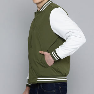 Chaqueta Varsity para Hombre, Corte Ajustado, Algodón, Chaqueta Varsity Moderna de Alta Calidad, Estilo Deportivo Clásico, Informal, Streetwear - Product Image 5