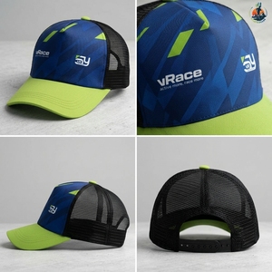 Casquette de camionneur en gros avec logo personnalisé, chapeau en maille, fournisseur OEM ODM réglable - Product Image 4