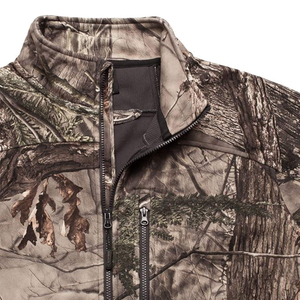 Veste de chasse coupe-vent sublimée pour hommes, en coton, grande taille, avec motif imprimé, conception OEM personnalisée, vente en gros - Product Image 4