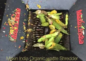 Trituradora de Residuos Orgánicos de Alta Calidad, Doble Eje, Semiautomática, Capacidad 200 kg/h - Product Image 4