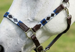 Polo Halter de Cuero DD Premium, Aspecto Elegante, Hecho a Mano con Hilo Encerado Bordado - Product Image 4