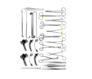 Ensemble d'instruments chirurgicaux vétérinaires en acier inoxydable, manuel, haute qualité, kit d'outils de chirurgie de blepharoplastie, kit certifié classe I II - Product Image 3