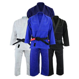 Uniforme de Judo Blanco 100% Algodón Unisex para Adultos, Ropa de Artes Marciales Resistente, Corte Regular, Teñido Liso - Product Image 1