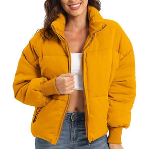 Chaqueta Acolchada Personalizada para Mujer, Servicio OEM, MOQ Bajo, Abrigo de Invierno Cálido, Diseño Transpirable y Resistente al Viento, Chaquetas Acolchadas a Precio Económico - Product Image 1