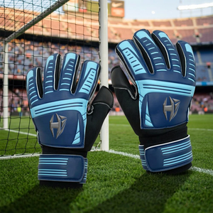 Gants de gardien de but de football professionnels personnalisés de haute qualité, avec poignées en latex, personnalisables, fabriqués au Pakistan - Product Image 2