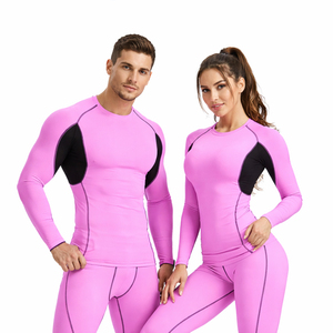 Conjunto de Compresión de 2 Piezas de Alta Elasticidad para Hombre y Mujer, Ropa Deportiva, Impresión por Sublimación, Uniformes de Gimnasio - Product Image 1
