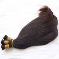 Paquete de cabello crudo intacto con cutícula sin procesar, extensiones de cabello vietnamita crudo a granel SDD de un solo donante crea cualquier estilo