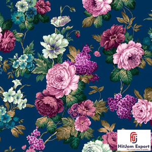 Fabricante de Telas de Poliéster Impresas Digitalmente Personalizadas, Textil Suave para Prendas, Vestidos y Textiles para el Hogar, Suministro al por Mayor - Product Image 1