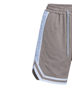 Pantalones Cortos de Baloncesto para Hombre, Color Azul Claro Caqui, Transpirables, de Secado Rápido, para Entrenamiento Deportivo, Gimnasio, Correr, Cintura Elástica, Personalizados - Product Image 3