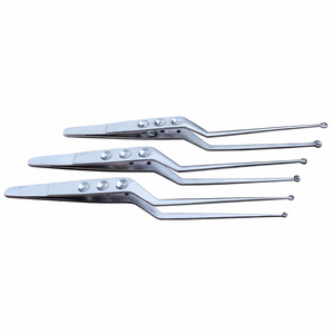 Pinzas de Bayoneta Yasargil de Alta Calidad, Nuevas, para Tumores, Tipo Cuchara, 3mm, 5mm, 7mm, Pinzas Quirúrgicas Neuroquirúrgicas para Sujetar Tumores - Product Image 1