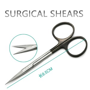 Tijeras Quirúrgicas Ametrina para Cirugía Plástica, Uso Dental y Oftalmológico, Acero Inoxidable, Instrumentos Cosméticos para Párpados Dobles - Product Image 2
