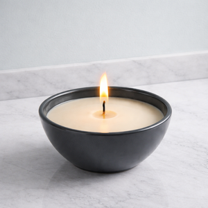 Bougie en céramique rose poudré, grand bol, finition lisse, résistante à la chaleur, durable, réutilisable, mèche unique, décoration moderne pour la maison - Product Image 6