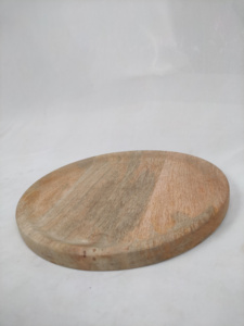 Juego de Manteles Individuales y Posavasos de Madera de Acacia y Mango Lacados Personalizados, Forma Irregular, Diseño Moderno Ecológico para Uso en el Hogar y Restaurantes - Product Image 2