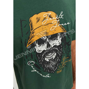 Camisetas Gráficas DTG para Streetwear, Camisetas Blancas Personalizadas para Hombre, Tallas Grandes, Estilo Vintage, Corte Regular, 100% Algodón, Camiseta Casual - Product Image 5