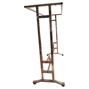 Portant à vêtements autoportant Bros Display, robuste, de luxe, pliable, thermolaqué, moderne, portable, en métal, pour la vente au détail, OEM - Product Image 5