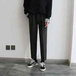 Pantalones de Traje para Hombre, Estilo Casual de Negocios, Impermeables, de Invierno, Corte Recto, Largos, Ajustados - Product Image 5